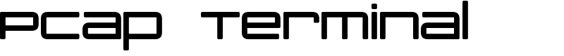 PCap Terminal Font