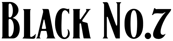 Black No.7 Font