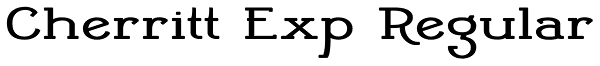 Cherritt Exp Regular Font