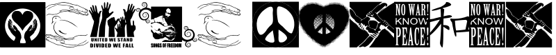 Peace FOREVER Font