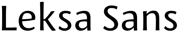 Leksa Sans Font