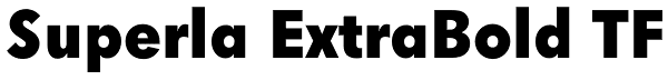 Superla ExtraBold TF Font
