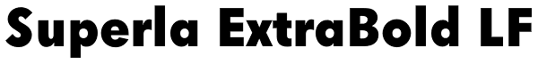 Superla ExtraBold LF Font