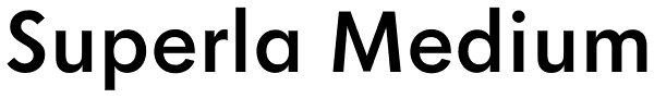 Superla Medium Font