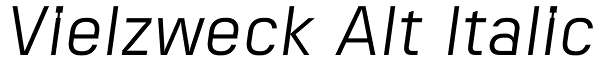 Vielzweck Alt Italic Font