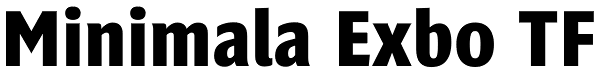 Minimala Exbo TF Font