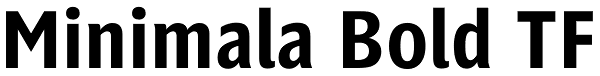 Minimala Bold TF Font