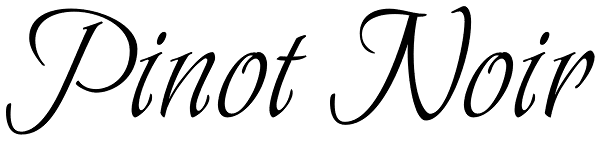 Pinot Noir Font