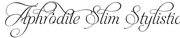 Aphrodite Slim Stylistic Font