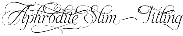 Aphrodite Slim Titling Font