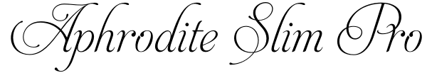 Aphrodite Slim Pro Font