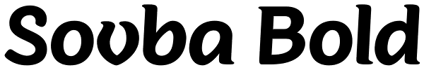 Sovba Bold Font