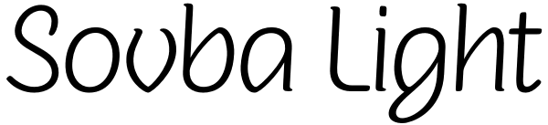 Sovba Light Font