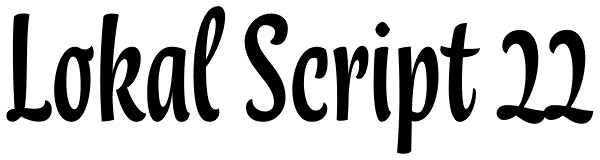 Lokal Script 22 Font