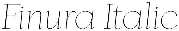Finura Italic Font