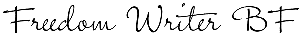 Freedom Writer BF Font