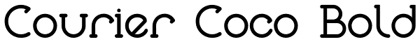 Courier Coco Bold Font