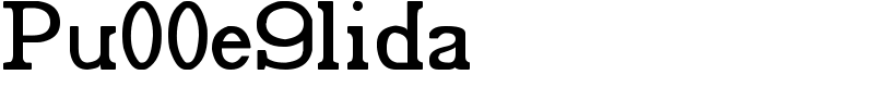 Pu00e9lida Font