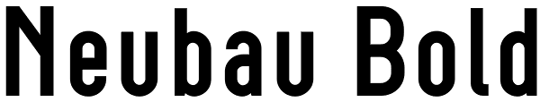 Neubau Bold Font