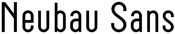 Neubau Sans Font