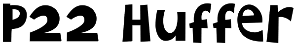 P22 Huffer Font