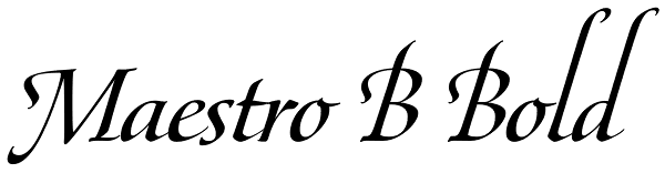 Maestro B Bold Font