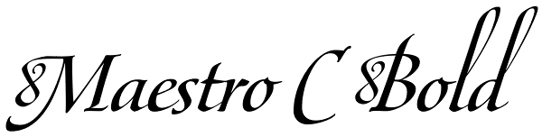 Maestro C Bold Font