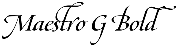 Maestro G Bold Font