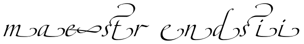 Maestro Ends II Font