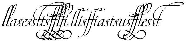 Maestro Ligatures Font