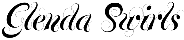 Glenda Swirls Font