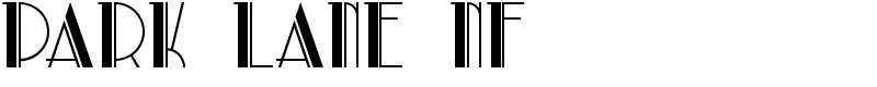 Park Lane NF Font