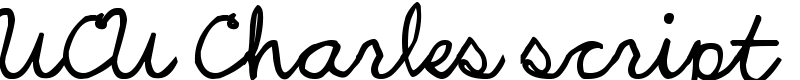 UCU Charles script Font