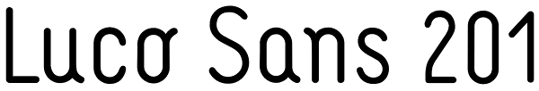 Luco Sans 201 Font