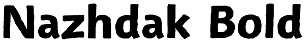 Nazhdak Bold Font