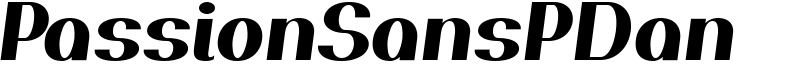 PassionSansPDan Font