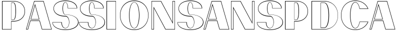 PassionSansPDca Font