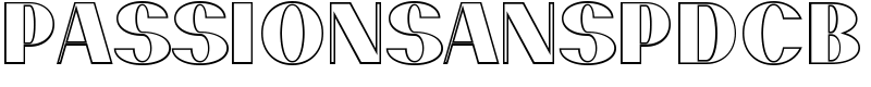 PassionSansPDcb Font