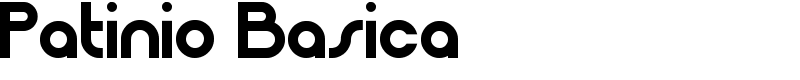 Patinio Basica Font