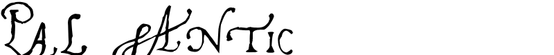 Pal Antic Font