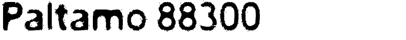 Paltamo 88300 Font