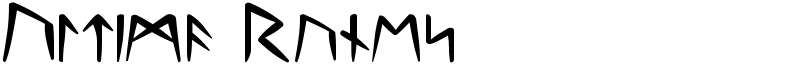 Ultima Runes Font