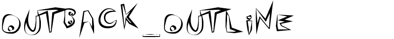 outback_outline Font