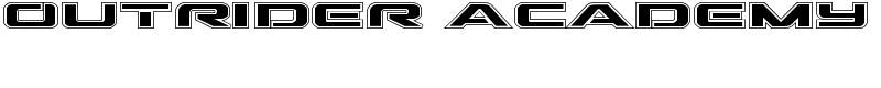 Outrider Academy Font