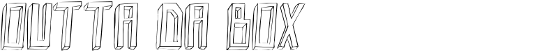 Outta da Box Font