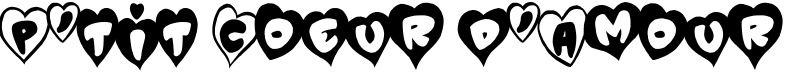 P'tit Coeur d'Amour Font