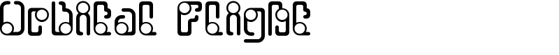 Orbital Flight Font