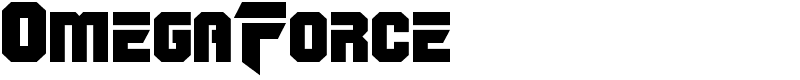 OmegaForce Font