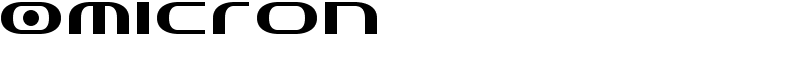 Omicron Font