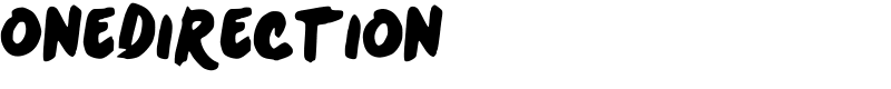 OneDirection Font